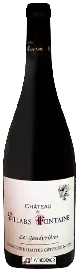 Château de Villars Fontaine - Les Genévrieres Bourgogne Hautes-Côtes de Nuits