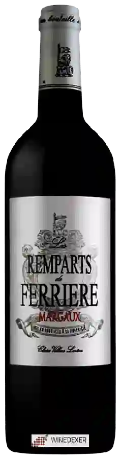 Château Ferrière - Les Remparts de Ferrière Margaux
