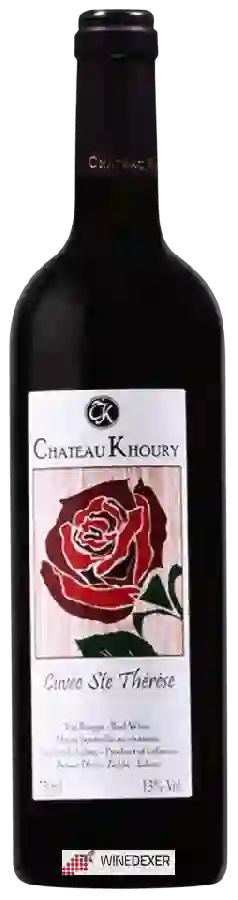Château Khoury - Cuvée Ste Thérèse Château Khoury - Cuvée Ste Thérèse