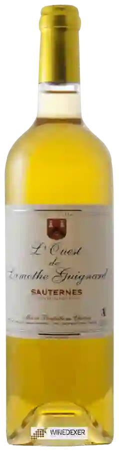 Château Lamothe Guignard - L'Ouest de Lamothe Guignard Sauternes