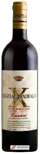 Château Pradeaux - Bandol X 10 Ans d’Elevage