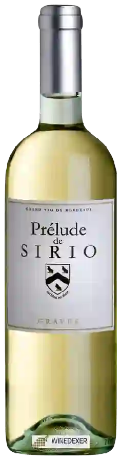 Château Sirio - Prélude de Sirio Graves Blanc Château Sirio - Prélude de Sirio Graves Blanc
