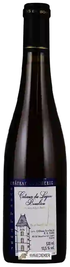 Château Soucherie - Cuvée de la Tour Coteaux du Layon Beaulieu Château Soucherie - Cuvée de la Tour Coteaux du Layon Beaulieu