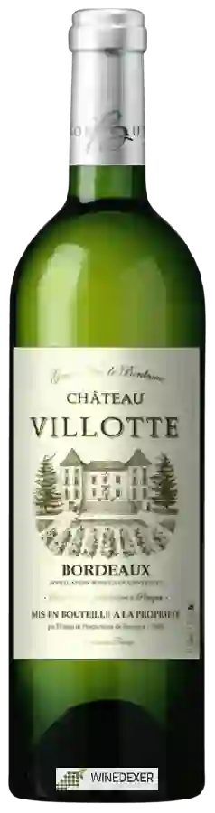 Château Villotte - Bordeaux Blanc Château Villotte - Bordeaux Blanc