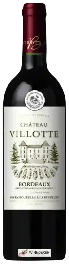 Château Villotte - Bordeaux Rouge Château Villotte - Bordeaux Rouge