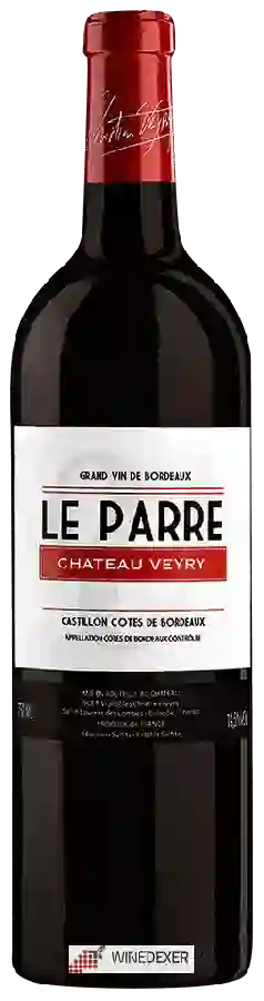 Weingut Christian Veyry - Le Parre Castillon Côtes de Bordeaux Weingut Christian Veyry - Le Parre Castillon Côtes de Bordeaux