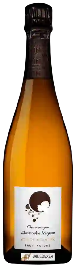 Weingut Christophe Mignon - ADN de Meunier Millésime Brut Nature Champagne Weingut Christophe Mignon - ADN de Meunier Millésime Brut Nature Champagne