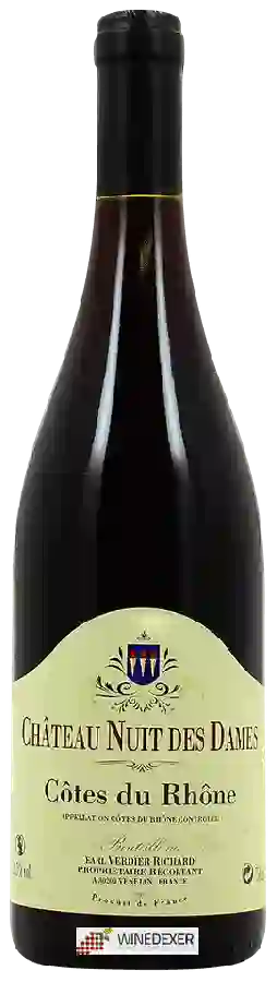 Château Nuit des Dames - Côtes du Rhône Rouge Château Nuit des Dames - Côtes du Rhône Rouge