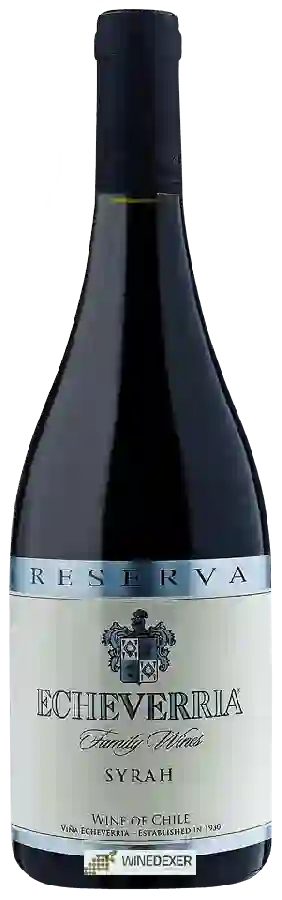 Weingut Echeverría - Reserva Syrah Weingut Echeverría - Reserva Syrah