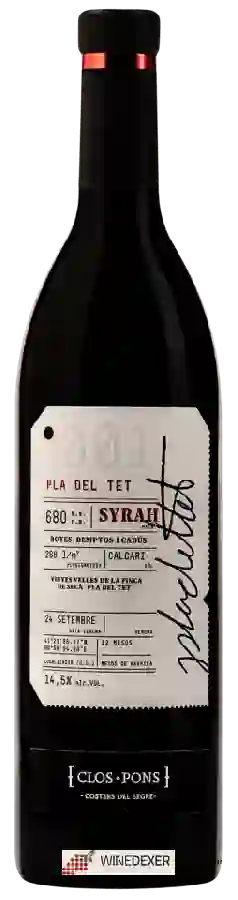 Clos Pons - Pla del Tet
