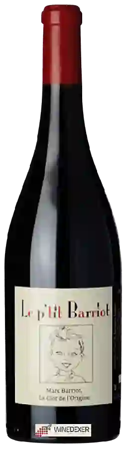 Weingut Marc Barriot Clot de l'Origine - Le p'tit Barriot Rouge Weingut Marc Barriot Clot de l'Origine - Le p'tit Barriot Rouge