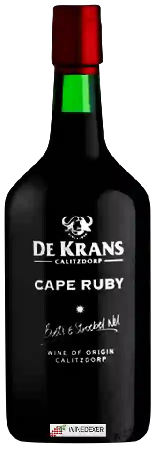 Weingut De Krans - Cape Ruby Port Weingut De Krans - Cape Ruby Port