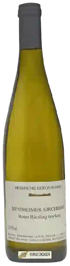 Weingut der Stadt Bensheim - Bensheimer Kirchberg Roter Riesling Trocken Weingut der Stadt Bensheim - Bensheimer Kirchberg Roter Riesling Trocken