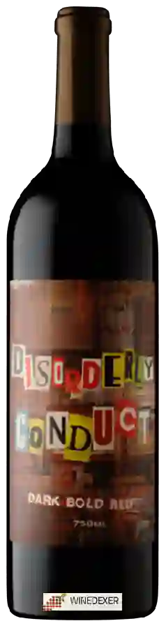 Weingut Disorderly Conduct - Dark Bold Red