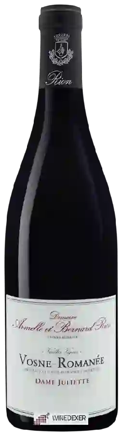 Domaine Armelle et Bernard Rion - Cuvée Dame Juliette Vieilles Vignes Vosne-Romanée Domaine Armelle et Bernard Rion - Cuvée Dame Juliette Vieilles Vignes Vosne-Romanée