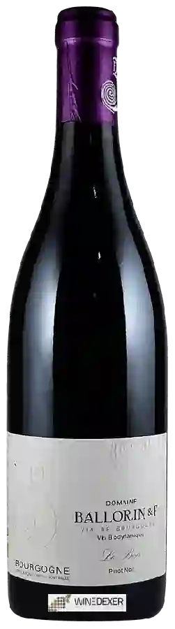 Domaine Ballorin - Le Bon Bourgogne Pinot Noir Domaine Ballorin - Le Bon Bourgogne Pinot Noir