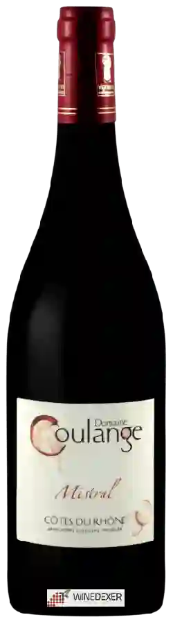 Domaine Coulange - Mistral Côtes du Rhône Rouge Domaine Coulange - Mistral Côtes du Rhône Rouge