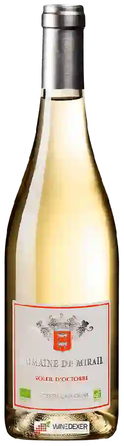 Domaine de Mirail - Soleil d'Octobre Côtes de Gascogne Domaine de Mirail - Soleil d'Octobre Côtes de Gascogne