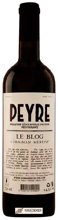 Domaine des Peyre - Le Blog Carignan - Merlot Domaine des Peyre - Le Blog Carignan - Merlot