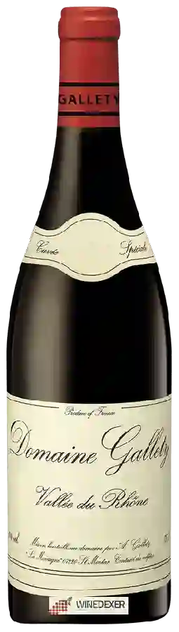 Domaine Gallety - Vallée du Rhône Rouge Domaine Gallety - Vallée du Rhône Rouge
