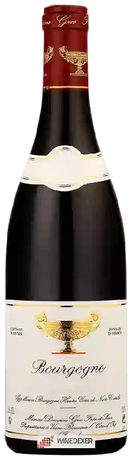 Domaine Gros Frère et Soeur - Bourgogne Rouge Domaine Gros Frère et Soeur - Bourgogne Rouge