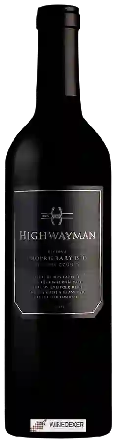 Weingut Highway 12 - Highwayman Reserve Proprietary Red Weingut Highway 12 - Highwayman Reserve Proprietary Red