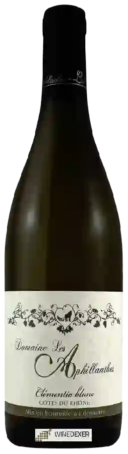 Domaine Les Aphillanthes - Clémentia Blanc Côtes du Rhône Domaine Les Aphillanthes - Clémentia Blanc Côtes du Rhône
