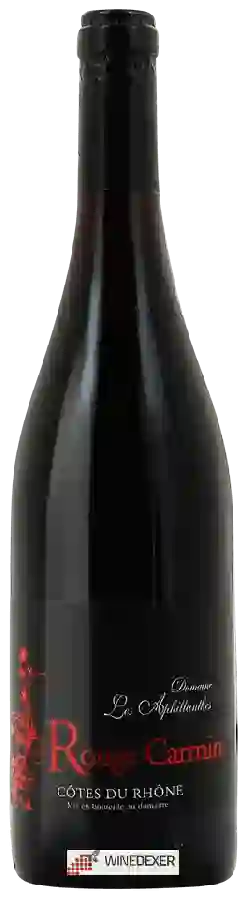 Domaine Les Aphillanthes - Rouge Carmín Côtes du Rhône Domaine Les Aphillanthes - Rouge Carmín Côtes du Rhône