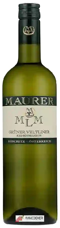 Weingut Maurer - MLM Grüner Veltliner Ried Himmelreich Weingut Maurer - MLM Grüner Veltliner Ried Himmelreich