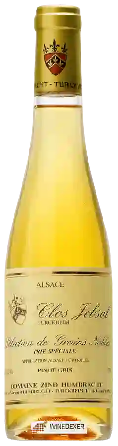 Domaine Zind Humbrecht - Pinot Gris Alsace Clos Jebsal Sélection De Grains Nobles Trie Spéciale