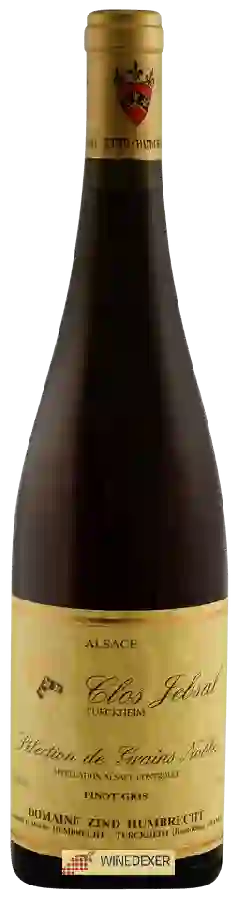 Domaine Zind Humbrecht - Pinot Gris Alsace Clos Jebsal Turckheim Sélection De Grains Nobles Domaine Zind Humbrecht - Pinot Gris Alsace Clos Jebsal Turckheim Sélection De Grains Nobles