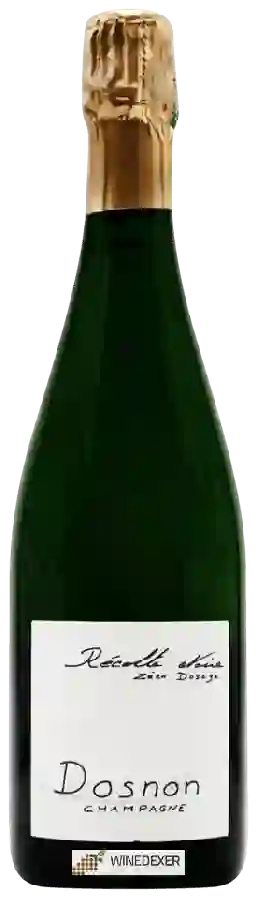 Weingut Dosnon - Récolte Noire Zéro Dosage Champagne Weingut Dosnon - Récolte Noire Zéro Dosage Champagne