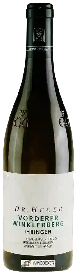 Weingut Dr. Heger - Vorderer Winklerberg Ihringen Grauburgunder GG Weingut Dr. Heger - Vorderer Winklerberg Ihringen Grauburgunder GG
