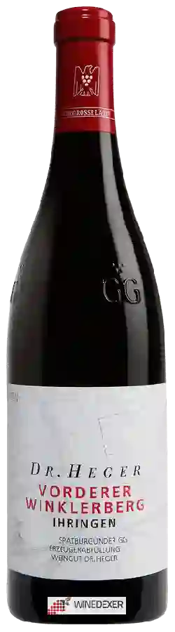 Weingut Dr. Heger - Vorderer Winklerberg Ihringen Spätburgunder GG Weingut Dr. Heger - Vorderer Winklerberg Ihringen Spätburgunder GG