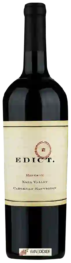 Weingut Edict - Napa Valley Reserve Cabernet Sauvignon Weingut Edict - Napa Valley Reserve Cabernet Sauvignon