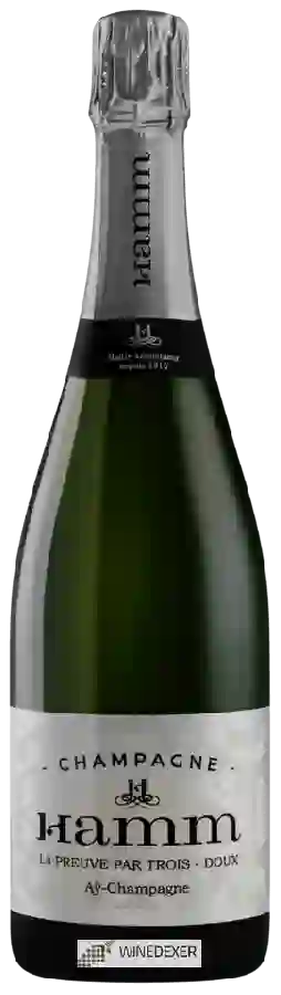 Weingut Emile Hamm & Fils - La Preuve Par Trois Doux Champagne