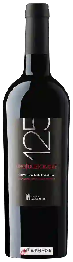 Weingut Feudi Salentini - 125 Uno Due Cinque Primitivo del Salento Weingut Feudi Salentini - 125 Uno Due Cinque Primitivo del Salento