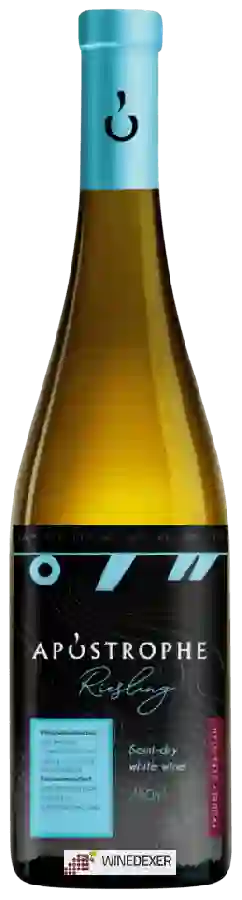 Weingut 46 Parallel Wine Group - Apostrophe Riesling Semi-Dry Weingut 46 Parallel Wine Group - Apostrophe Riesling Semi-Dry