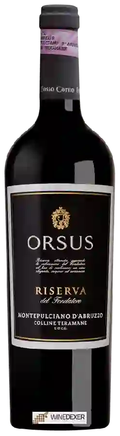 Weingut Fosso Corno - Orsus Riserva del Fondatore Weingut Fosso Corno - Orsus Riserva del Fondatore