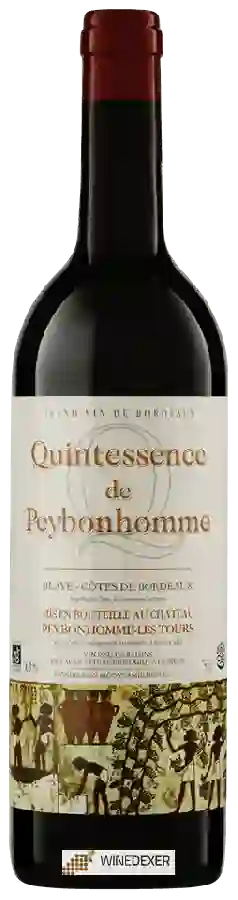 Château Peybonhomme - Quintessence de Peybonhomme Côtes de Blaye