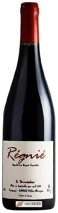 Weingut G. Descombes - Régnié Weingut G. Descombes - Régnié