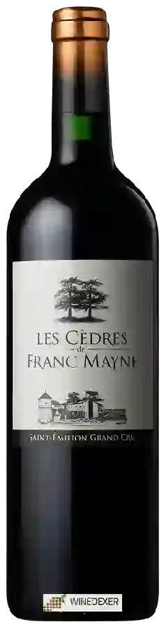 Château Franc Mayne - Les Cèdres de Franc Mayne Saint-Émilion Grand Cru Château Franc Mayne - Les Cèdres de Franc Mayne Saint-Émilion Grand Cru