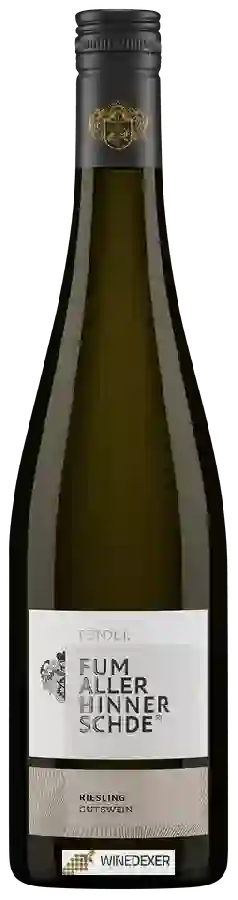 Weingut Friedrich Fendel - Fum Allerhinnerschde Riesling Weingut Friedrich Fendel - Fum Allerhinnerschde Riesling