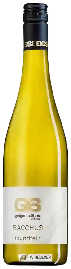 Weingut Geiger & Söhne - Bacchus Mundfein Weingut Geiger & Söhne - Bacchus Mundfein