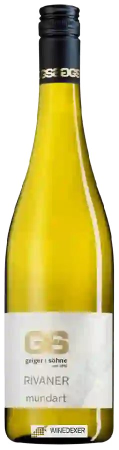 Weingut Geiger & Söhne - Rivaner Mundart Weingut Geiger & Söhne - Rivaner Mundart