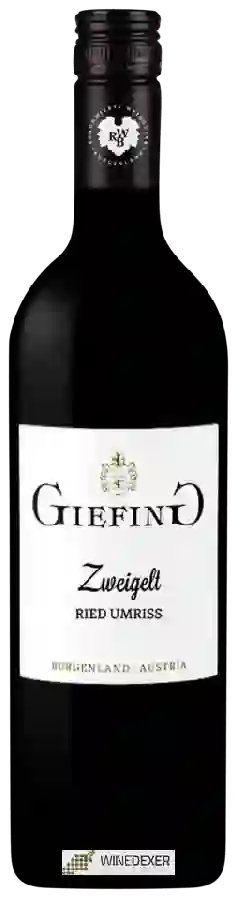 Weingut Giefing - Zweigelt Ried Umriss
