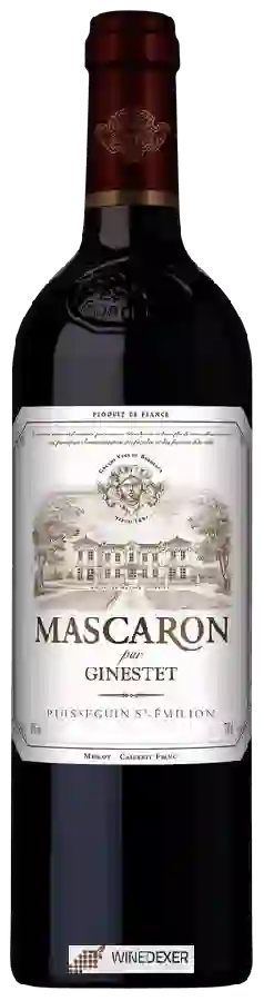 Weingut Ginestet - Merlot - Cabernet Franc Puisseguin Saint-Émilion Mascaron