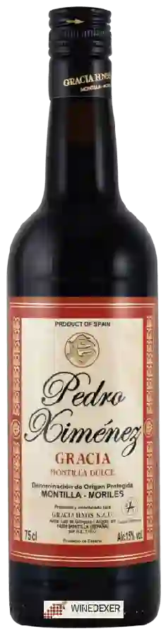Weingut Gracia Hnos - Pedro Ximénez Montilla Dulce Weingut Gracia Hnos - Pedro Ximénez Montilla Dulce