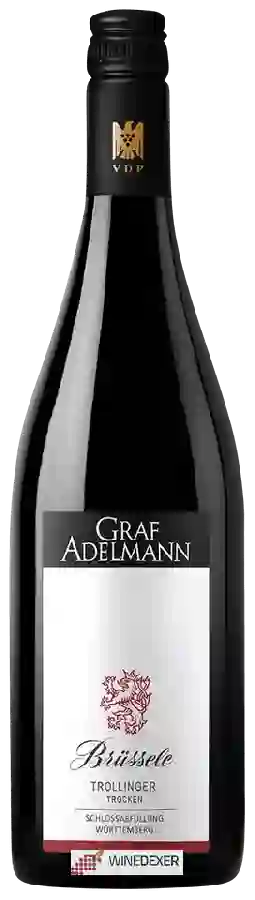 Weingut Graf Adelmann - Brüssele Trollinger Trocken Weingut Graf Adelmann - Brüssele Trollinger Trocken