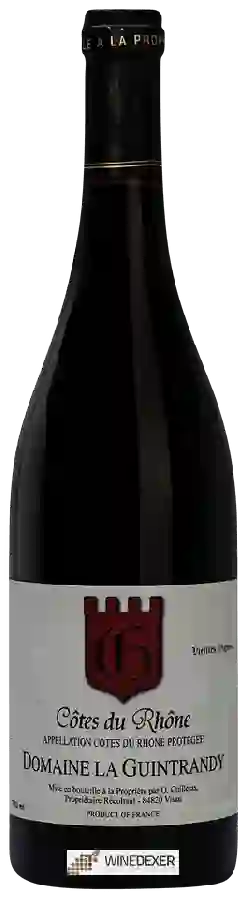 Domaine la Guintrandy - Vieilles Vignes Côtes du Rhône Rouge